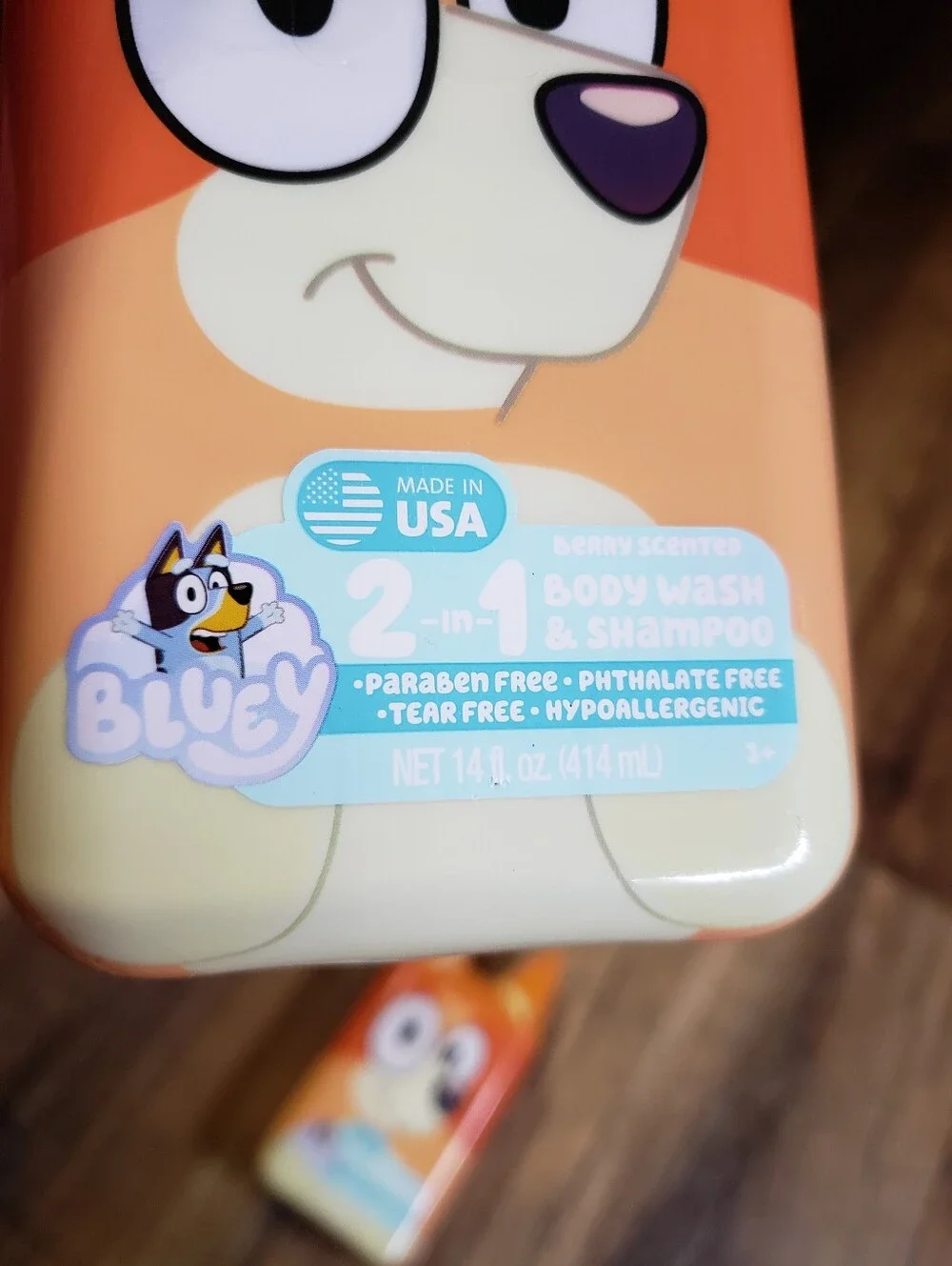 Set Of 2 Bluey Berry Scented Shampoo & Body Wash
